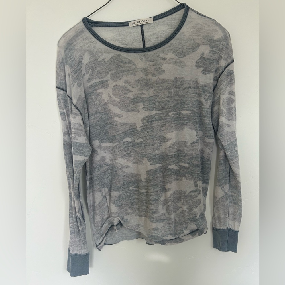 Free people camo top